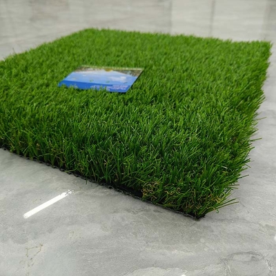 48mm Leisure Landscape Artificial Green Fake Turf mật độ cao Dtex cao Bảo trì thấp Nhìn thực tế