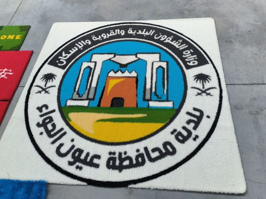 Mô hình logo tùy biến Cỏ nhân tạo Cỏ tổng hợp có khả năng chống cháy và chống tia UV tuyệt vời