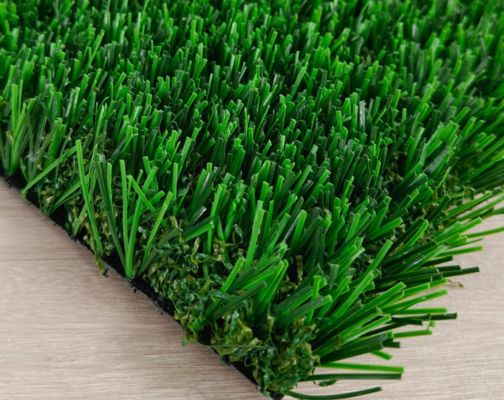 35mm Non-Infill Artificial Grass High Thickness High Density Special Backing Great UV Resistance 47N Pulling Force