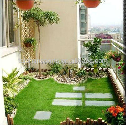 chất lượng  40mm Playground Artificial Grass With Dtex 11600 And 18900 Density Used For Landscape Decoration nhà máy sản xuất