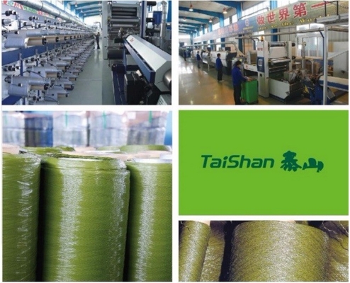 Dtex 12000 "C" hình 40mm Cỏ cảnh quan nhân tạo 130 khâu / M Cỏ giả cho vườn