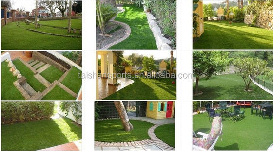Bảo trì thấp Tính thấm cao Các thông số kỹ thuật tùy chỉnh Khu vườn Cỏ nhân tạo cho sân chơi và vườn ươm