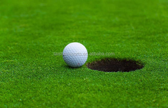 Cỏ nhân tạo golf với chiều cao đống 17mm mật độ cao và chất kết dính PU cho cây xanh nhựa tổng hợp