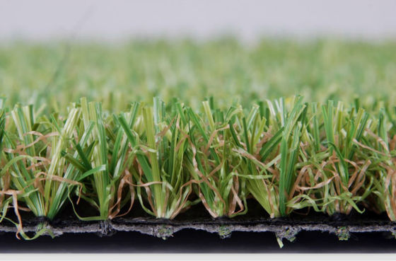 Cỏ nhân tạo lai 140 mũi khâu/M với chiều cao cọc 25 mm và chất kết dính cao su SBR để tạo diện mạo chân thực trong vườn