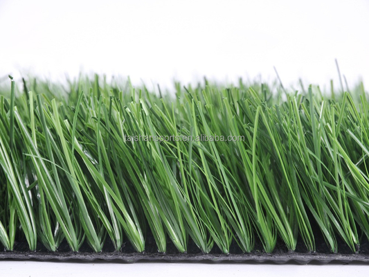 Cỏ nhân tạo bóng đá màu xanh lá cây 5/8" với PP + LENO hỗ trợ và SBR Latex phủ dính