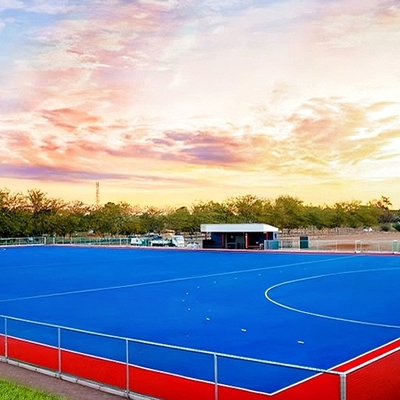 Cỏ nhân tạo 15mm Hockey 8000 Dtex Cỏ tổng hợp màu xanh với bảo trì thấp Hiệu suất tuyệt vời