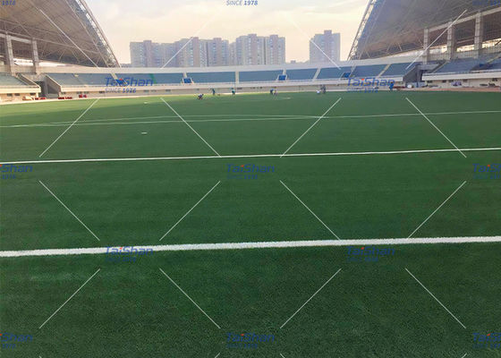 Sân cỏ nhân tạo mật độ cao cọc 55mm được FIFA chứng nhận dành cho sân bóng đá với mức bảo trì thấp
