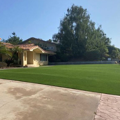 48mm Leisure Landscape Artificial Green Fake Turf mật độ cao Dtex cao Bảo trì thấp Nhìn thực tế