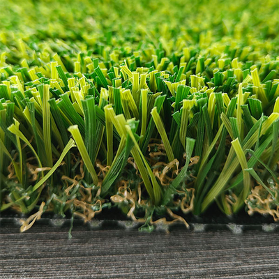 Vòng chữ nhật sân chơi màu xanh lá cây Cỏ nhân tạo cho cảnh quan Vườn ban công và sân chơi trường học với ngoại hình tự nhiên