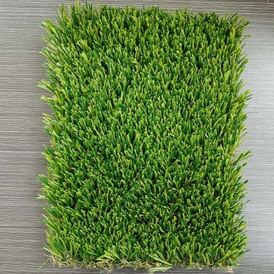 Vòng chữ nhật sân chơi màu xanh lá cây Cỏ nhân tạo cho cảnh quan Vườn ban công và sân chơi trường học với ngoại hình tự nhiên