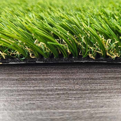 Infiller miễn phí Cỏ tổng hợp chống ma sát 30mm Phân cảnh giải trí Cỏ nhân tạo Cỏ cao mật độ mà không cần đổ