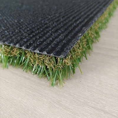 20mm Non-Fill Synthetic Turf PU Adhesive Green Landscape Synthetic Grass Đơn vị hóa kích thước cuộn