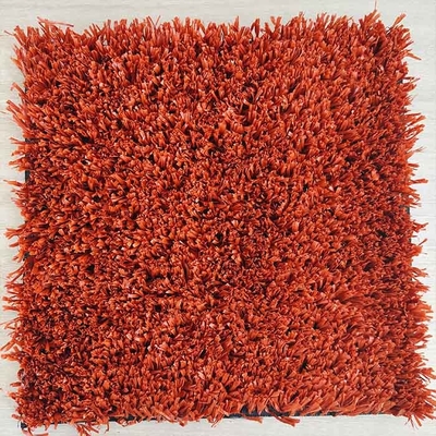 Brick Red Tennis Cỏ nhân tạo 6300 Dtex 25mm Mesh Cỏ đa chức năng Bảo trì thấp
