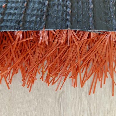 Đồ gạch Đỏ 40mm Đồi cao 12000 Dtex Bóng đá Cỏ nhân tạo cho các địa điểm thể thao