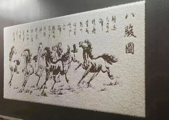 Kháng UV Hình ảnh tùy biến Cỏ nhân tạo Cỏ tổng hợp có khả năng chống cháy tuyệt vời