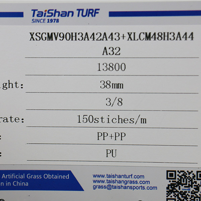 38 mm Landsacping Cỏ nhân tạo 13800 Dtex Nhà sản xuất cỏ tổng hợp cho sân chơi