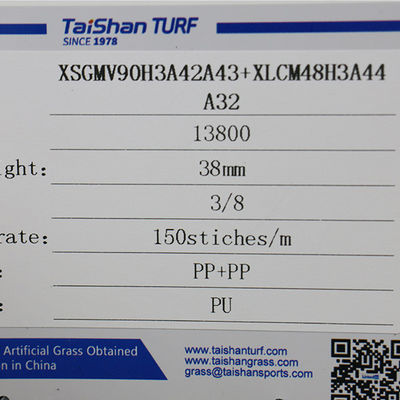 Cỏ nhân tạo tổng hợp 38mm 13800 Dtex cho cảnh quan sân chơi