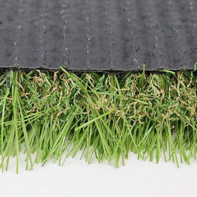 Kháng tia cực tím tùy chỉnh 43 mm Độ cao đống 200 khâu / m mật độ Cỏ nhân tạo Cỏ tổng hợp cho cảnh quan