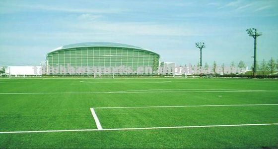 Cỏ nhân tạo bóng đá cao 32mm với nền CPP + LENO và lớp phủ Latex SBR